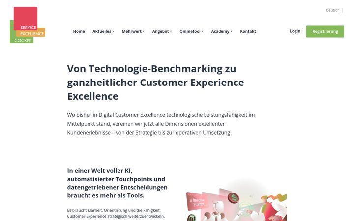 Screenshot of digital-customer-excellence.ch