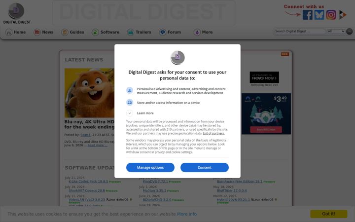 Screenshot of digital-digest.com