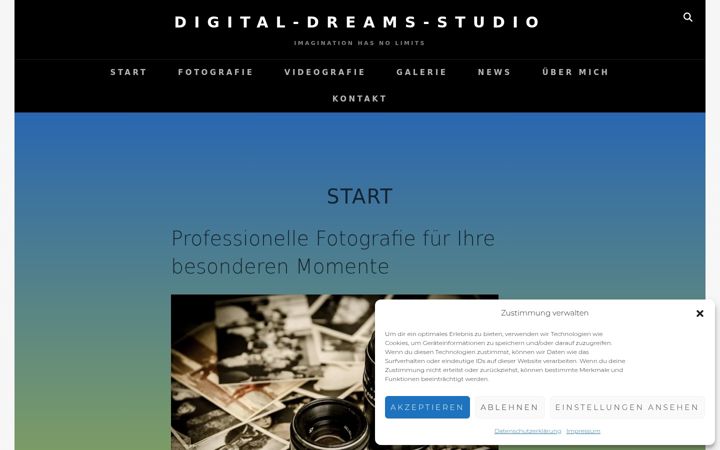 Screenshot ta' digital-dreams-studio.de
