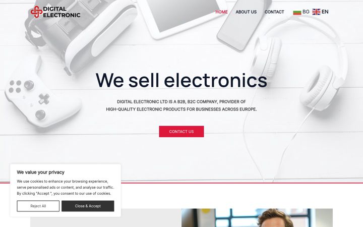Screenshot of digital-electronic.eu