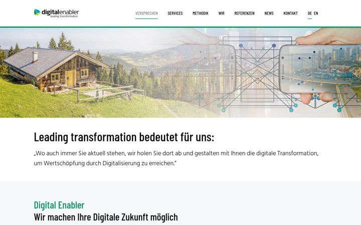Screenshot of digital-enabler.com