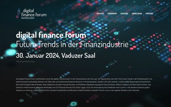 Screenshot of digital-finance.li
