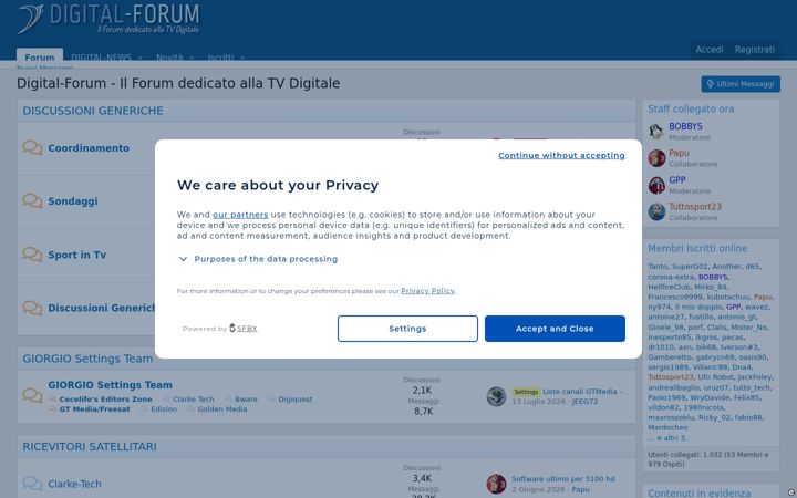 Screenshot ta' digital-forum.it