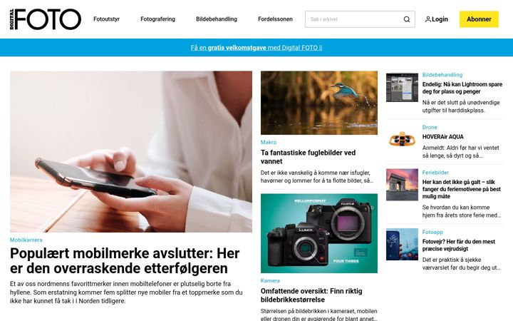 Skærmbillede af digital-foto.no
