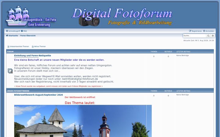 Screenshot ta' digital-fotoforum.de