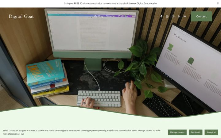 Screenshot of digital-goat.com