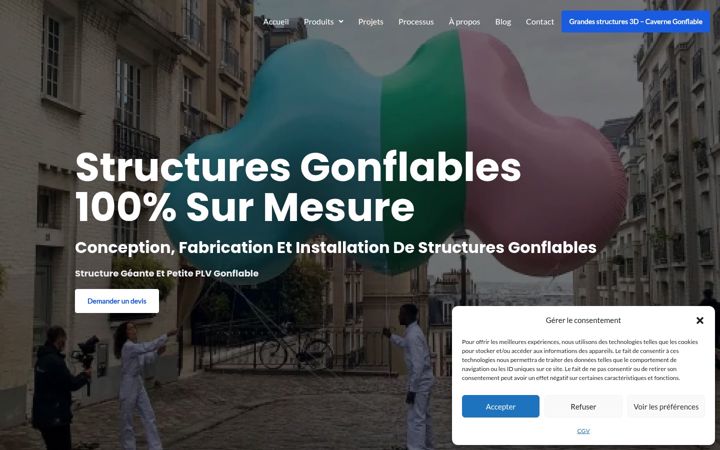 Screenshot του digital-gonflable.fr