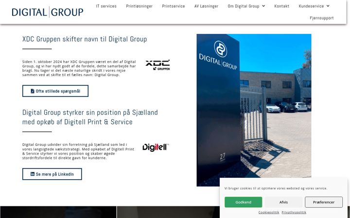 Screenshot of digital-group.dk
