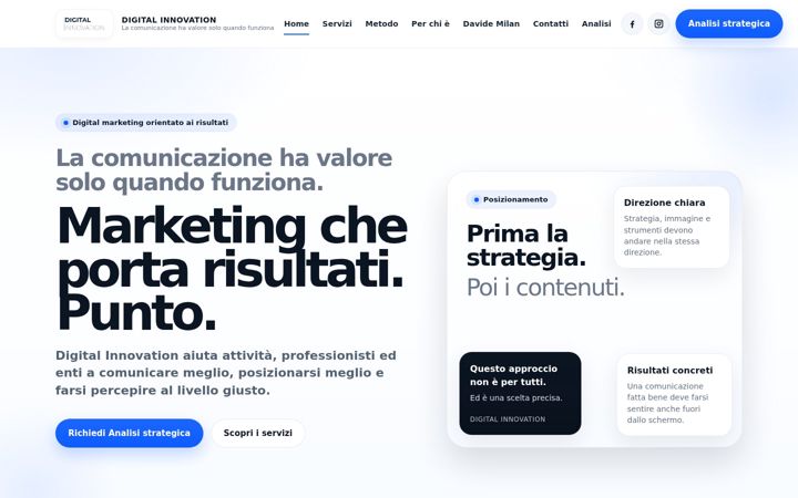 Screenshot of digital-innovation.it