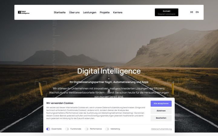 Screenshot of digital-intelligence.eu