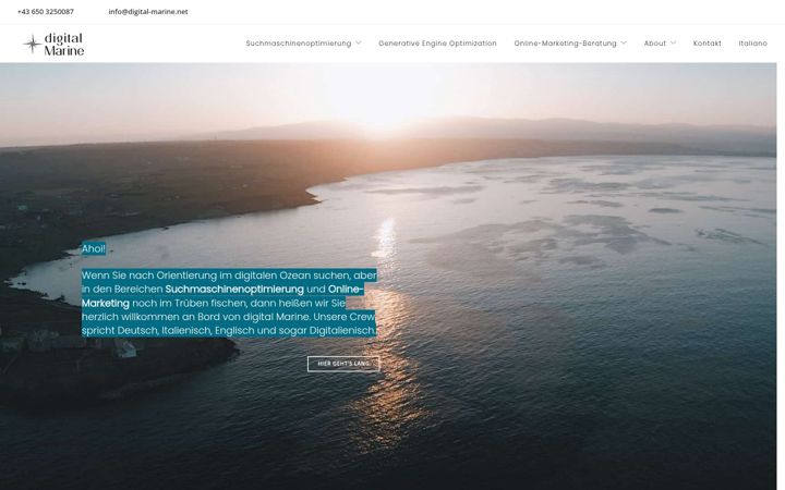 Screenshot ta' digital-marine.net