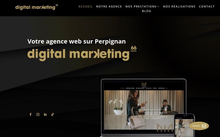 Captură de ecran a digital-marketing-66.fr