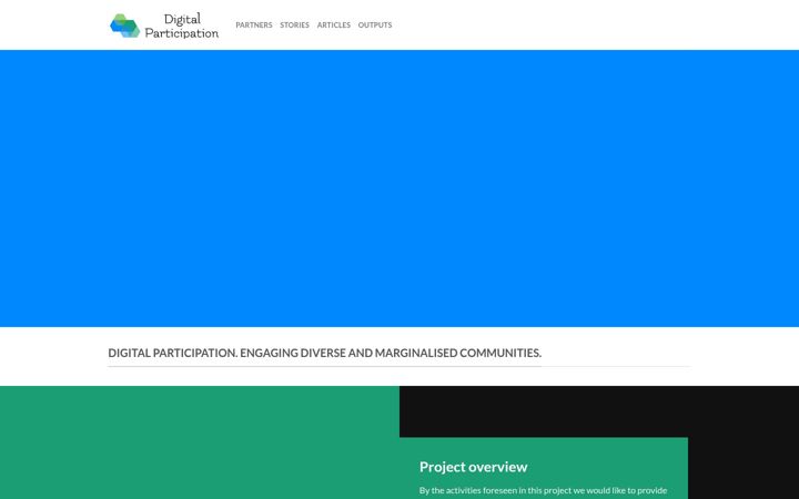 Screenshot of digital-participation.eu