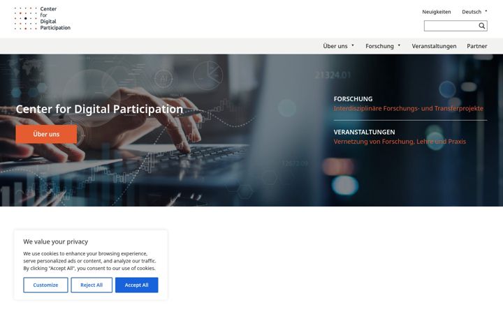 Screenshot of digital-participation.org