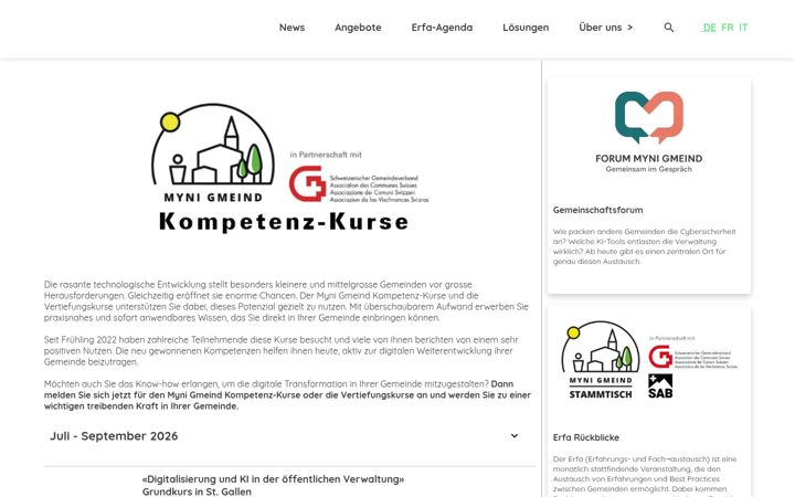 Screenshot of digital-pionier.ch