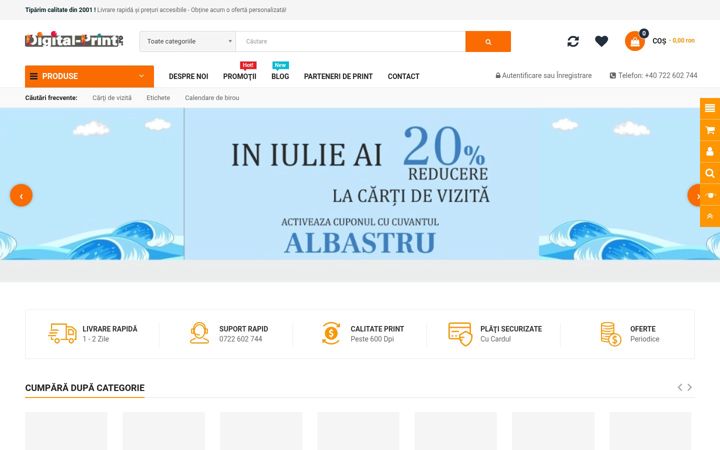Screenshot of digital-print.ro