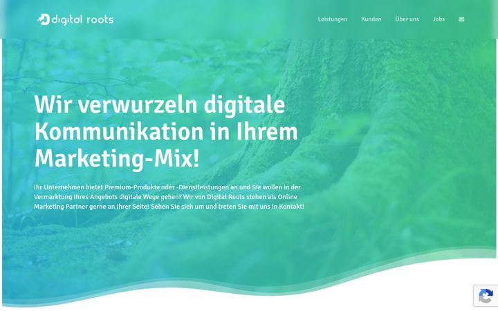 Екранна снимка на digital-roots.de