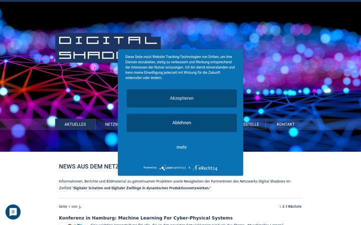 Screenshot ta' digital-shadows.net