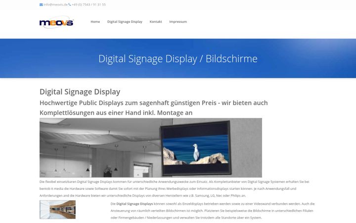 Екранна снимка на digital-signage-display.de
