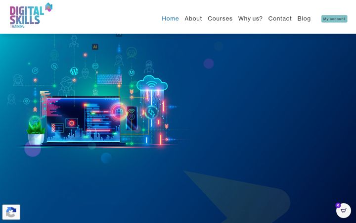 Screenshot of digital-skills.training