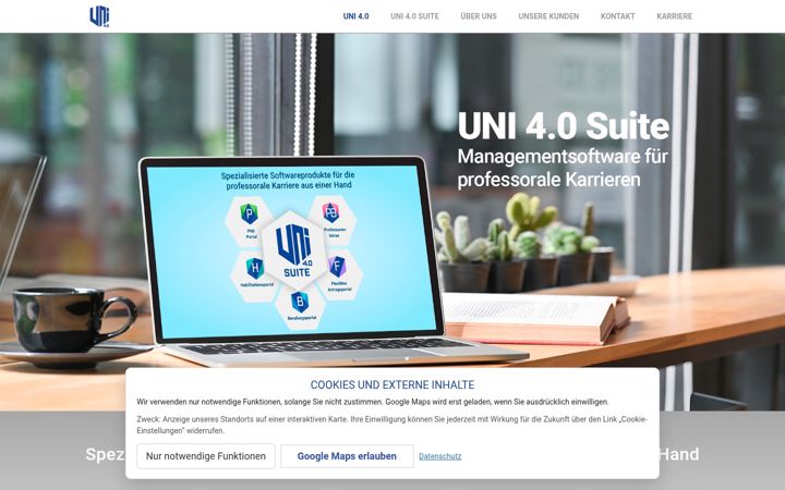 Screenshot of digital-uni.de
