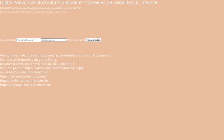 Screenshot of digital-view.ch