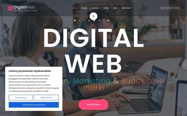 Snimka zaslona za digital-web.pl