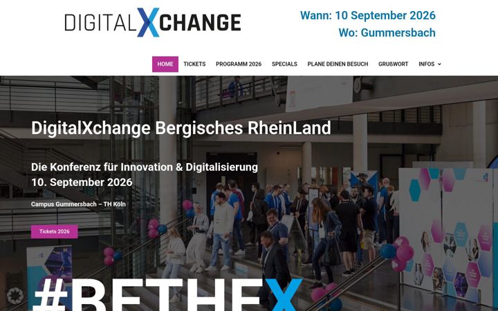 Screenshot of digital-xchange.de