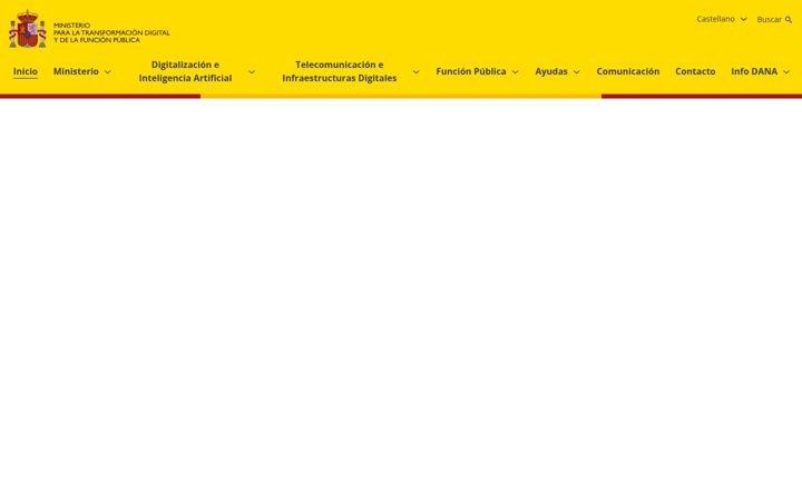 Screenshot of digital.gob.es
