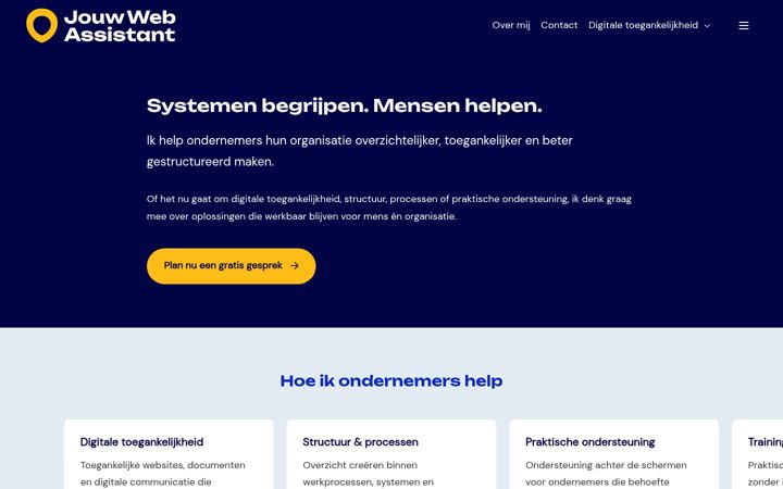 Képernyőkép: digitalaccessibility.nl