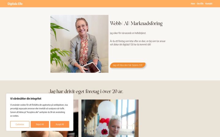 Screenshot di digitalaelle.se