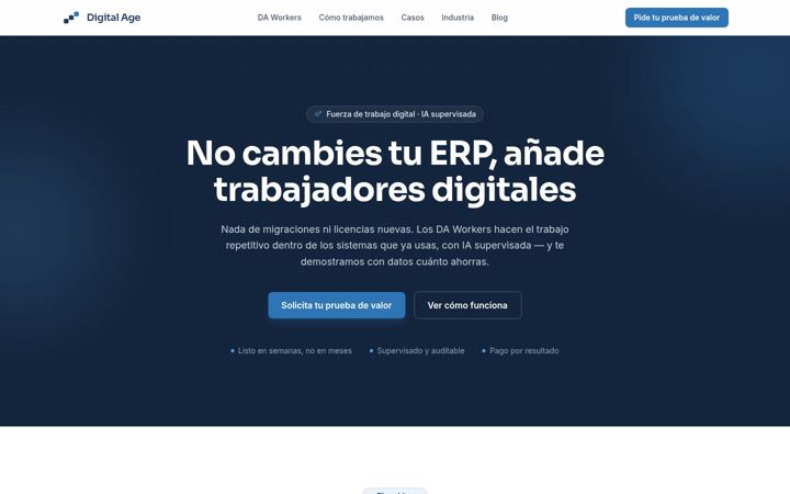 Screenshot of digitalageteam.com