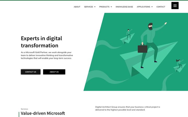 Screenshot of digitalarchitectgroup.com