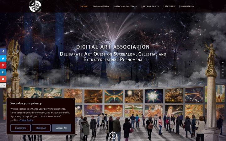 Screenshot of digitalartwork.org