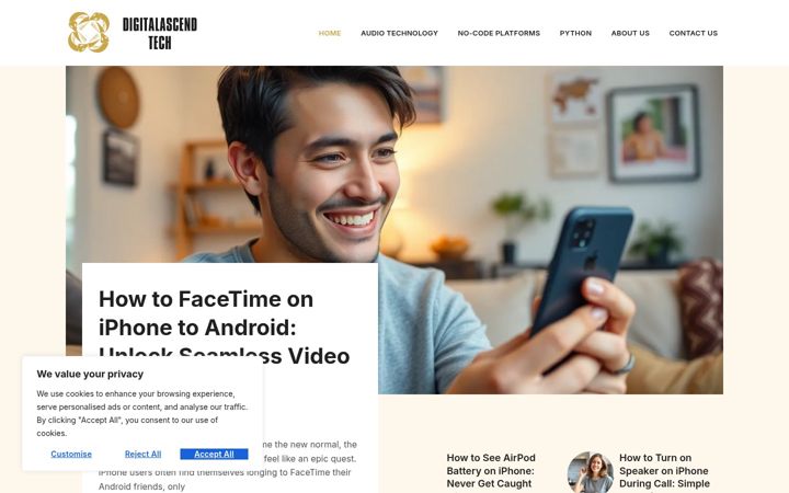 Screenshot of digitalascendtech.com