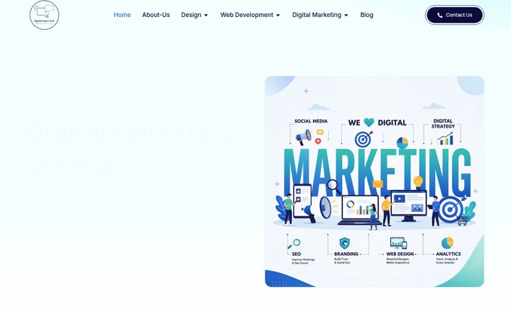Screenshot of digitalaspiretech.com