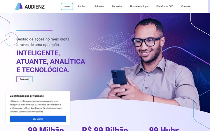 Screenshot of digitalaudienz.com