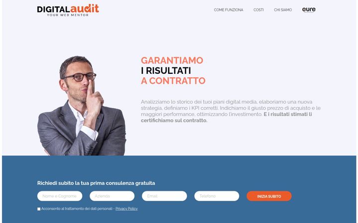 Posnetek zaslona digitalaudit.it