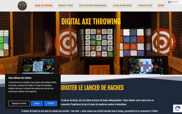 Screenshot of digitalaxethrowing.com