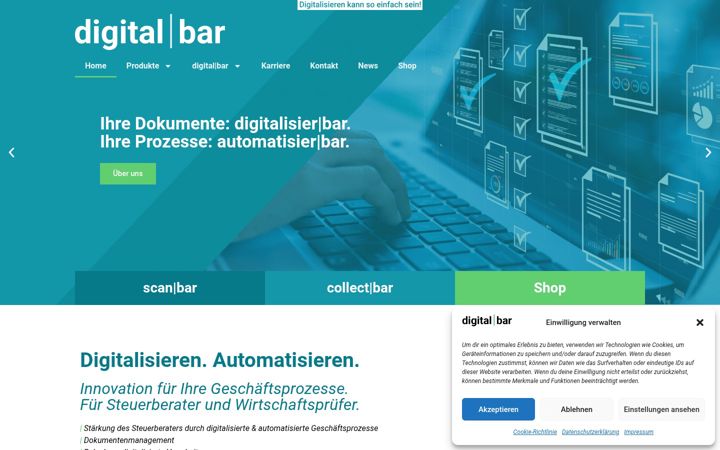 Screenshot of digitalbar.de