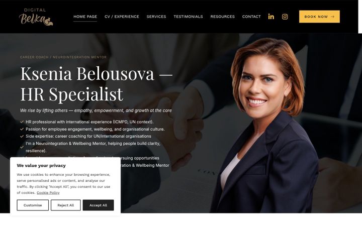 Screenshot of digitalbelka.com