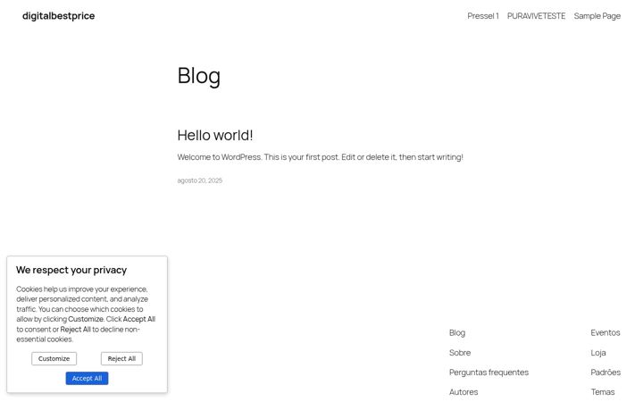 Screenshot of digitalbestprice.com