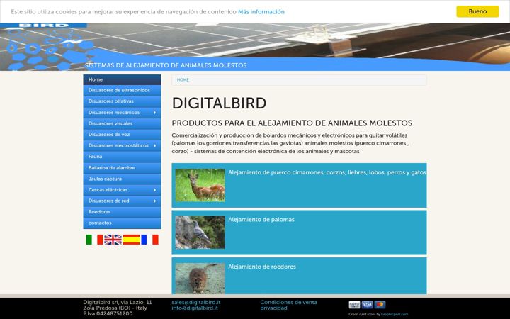 Ekraanipilt saidist digitalbird.es