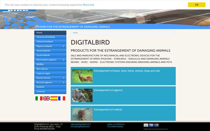 Screenshot of digitalbird.eu