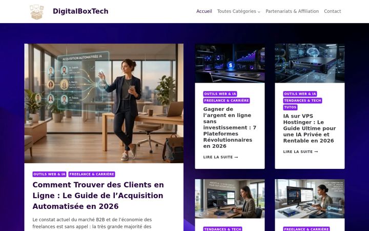 Screenshot of digitalboxtech.com