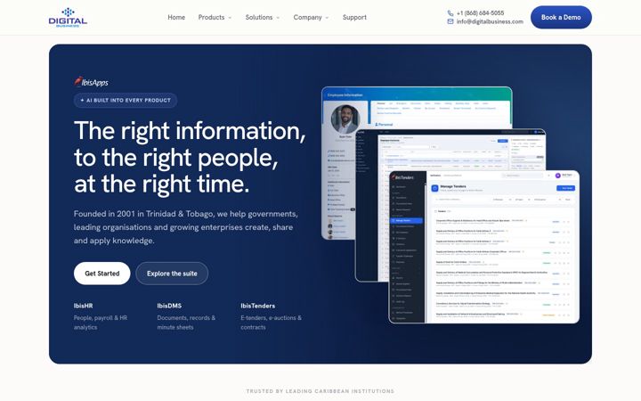 Screenshot of digitalbusiness.com