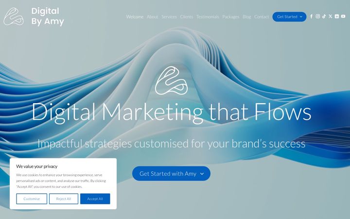 Screenshot of digitalbyamy.com