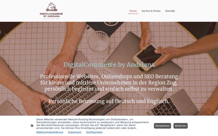 Screenshot of digitalbyandriana.ch