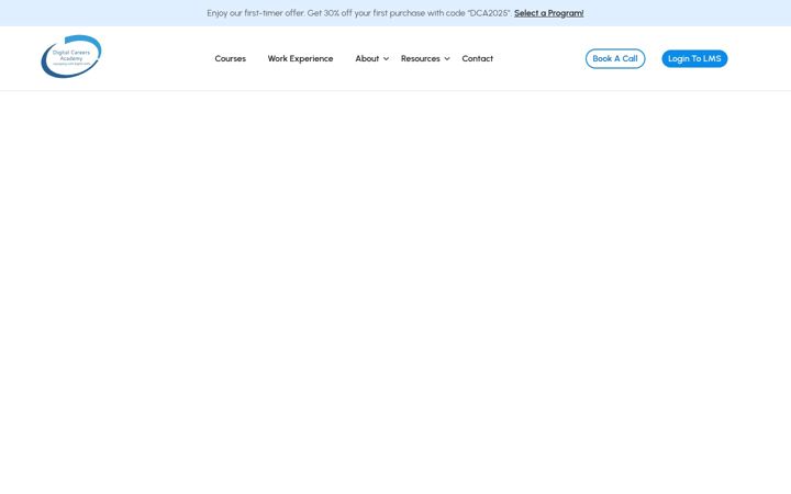Screenshot of digitalcareers.academy