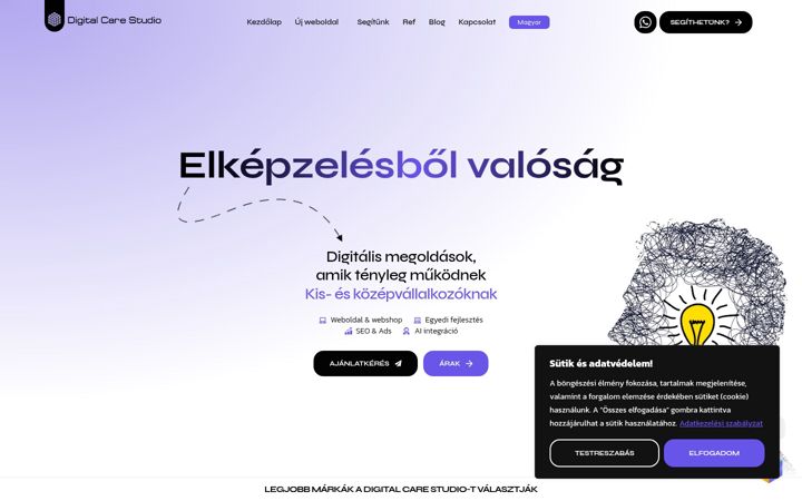 Screenshot of digitalcarestudio.com